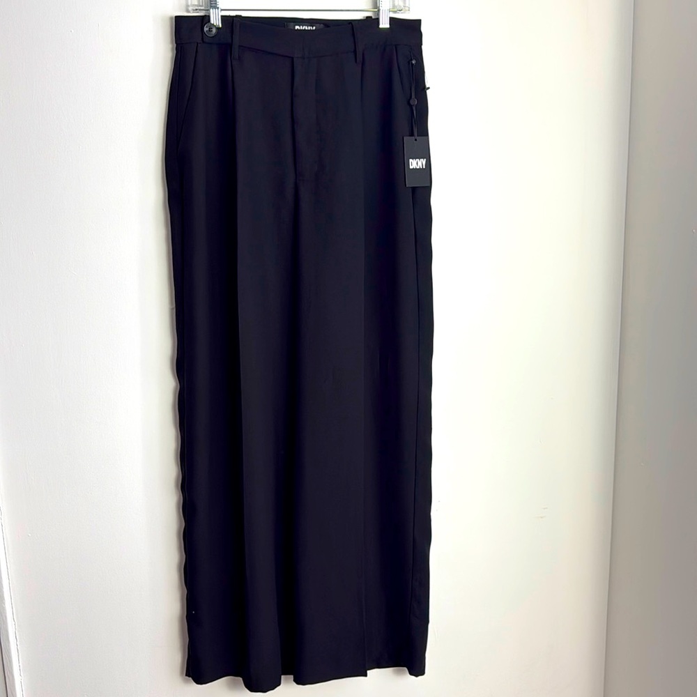 NEW DKNY Wide Leg Black Pants